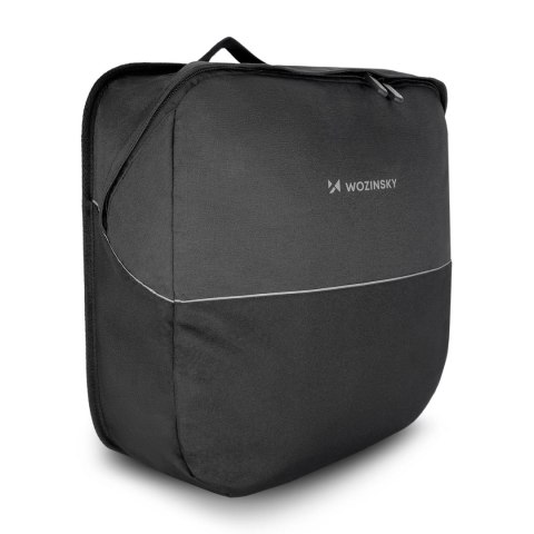 SAKWA ROWEROWA NA BAGAŻNIK 20L CZARNA SAKWA ROWEROWA NA BAGAŻNIK 20L CZARNA