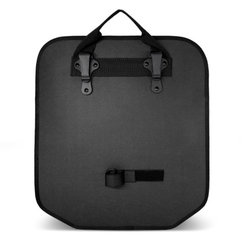SAKWA ROWEROWA NA BAGAŻNIK 20L CZARNA SAKWA ROWEROWA NA BAGAŻNIK 20L CZARNA