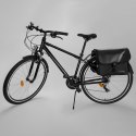 SAKWA ROWEROWA NA BAGAŻNIK PODWÓJNA 28 L CZARNA