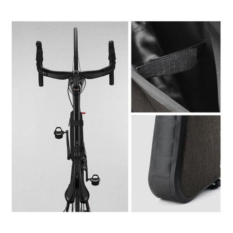TORBA ROWEROWA NA RAMĘ ROWERU 5 L SZARA TORBA ROWEROWA NA RAMĘ ROWERU 5 L SZARA