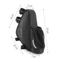TORBA ROWEROWA POD RAMĘ 1.5L CZARNA