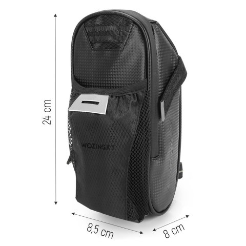 TORBA ROWEROWA POD SIODEŁKO 1.5 L CZARNY TORBA ROWEROWA POD SIODEŁKO 1.5 L CZARNY