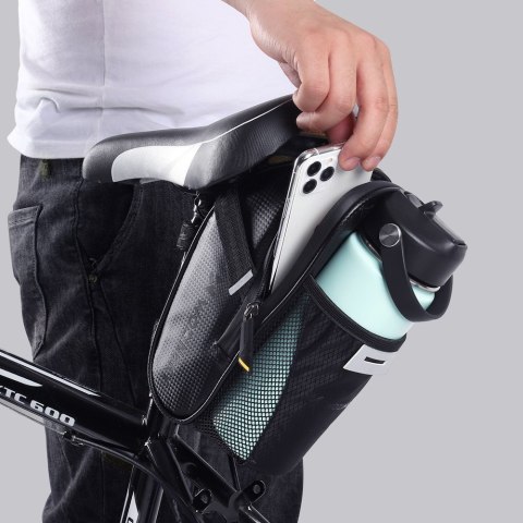 TORBA ROWEROWA POD SIODEŁKO 1.5 L CZARNY TORBA ROWEROWA POD SIODEŁKO 1.5 L CZARNY