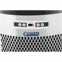 WITRYNA CHŁODNICZA EKSPOZYCYJNA OKRĄGŁA LED 4 POZIOMY 102 L CZARNO-SREBRNA