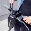 WODOODPORNA TORBA NA KIEROWNICĘ HULAJNOGI TORBA NA HULAJNOGĘ 2 L CZARNA