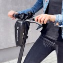 WODOODPORNA TORBA NA KIEROWNICĘ HULAJNOGI TORBA NA HULAJNOGĘ 2 L CZARNA