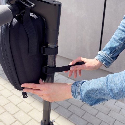 WODOODPORNA TORBA NA KIEROWNICĘ HULAJNOGI TORBA NA HULAJNOGĘ 4L CZARNA WODOODPORNA TORBA NA KIEROWNICĘ HULAJNOGI TORBA NA HULAJNOGĘ 4L CZARNA