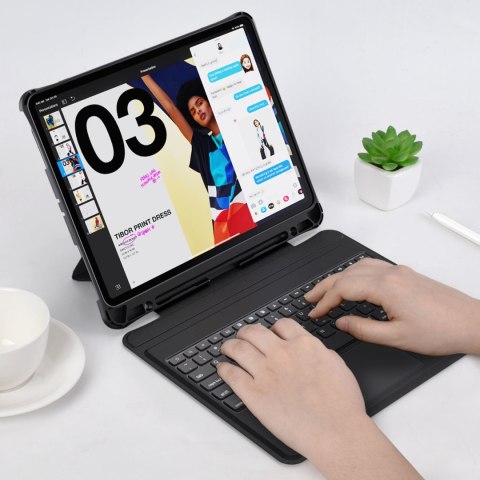 ETUI POKROWIEC KEYBOARD CASE DO IPAD PRO 12.9" + BEZPRZEWODOWA KLAWIATURA BLUETOOTH CZARNY ETUI POKROWIEC KEYBOARD CASE DO IPAD PRO 12.9" + BEZPRZEWODOWA KLAWIATURA BLUETOOTH CZARNY
