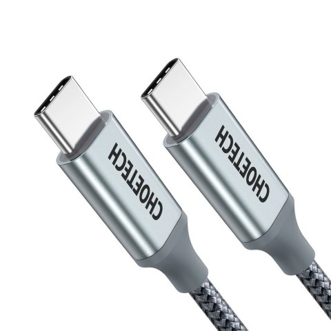 KABEL PRZEWÓD USB TYP C - USB TYP C 5A 100W POWERDELIVERY 480MBPS 1.8 M SZARY KABEL PRZEWÓD USB TYP C - USB TYP C 5A 100W POWERDELIVERY 480MBPS 1.8 M SZARY