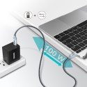 KABEL PRZEWÓD USB TYP C - USB TYP C 5A 100W POWERDELIVERY 480MBPS 1.8 M SZARY