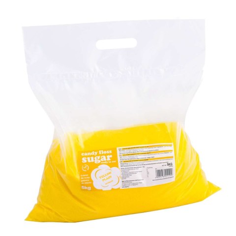 KOLOROWY CUKIER DO WATY CUKROWEJ ŻÓŁTY O SMAKU NATURALNYM 5KG KOLOROWY CUKIER DO WATY CUKROWEJ ŻÓŁTY O SMAKU NATURALNYM 5KG
