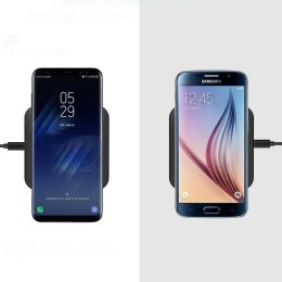 ŁADOWARKA BEZPRZEWODOWA QI 10W DO TELEFONU I SŁUCHAWEK CZARNY