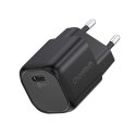 ŁADOWARKA SIECIOWA GAN USB TYP C PD 30W CZARNY