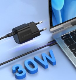 ŁADOWARKA SIECIOWA GAN USB TYP C PD 30W CZARNY