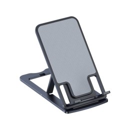 PODSTAWKA SKŁADANA NA TELEFON SMARTFON TABLET SZARY