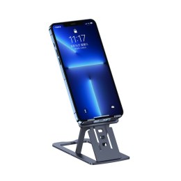 PODSTAWKA SKŁADANA NA TELEFON SMARTFON TABLET SZARY