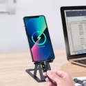 PODSTAWKA SKŁADANA NA TELEFON SMARTFON TABLET SZARY
