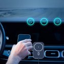 SAMOCHODOWY UCHWYT MAGNETYCZNY + INDUKCYJNA ŁADOWARKA QI 15W CZARNY