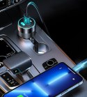 SZYBKA ŁADOWARKA SAMOCHODOWA 130W 2XUSB-C + USB-A CZARNY