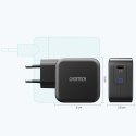 SZYBKA ŁADOWARKA SIECIOWA GAN USB TYP C 61W 3A POWERDELIVERY CZARNY