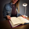 BEZPRZEWODOWA LAMPKA LED DO CZYTANIA Z KLIPSEM + KABEL MICRO USB CZARNY
