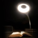 BEZPRZEWODOWA LAMPKA LED DO CZYTANIA Z KLIPSEM + KABEL MICRO USB CZARNY