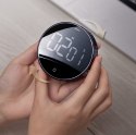 OBROTOWY MINUTNIK CZASOMIERZ ELEKTRONICZNY TIMER CZARNY