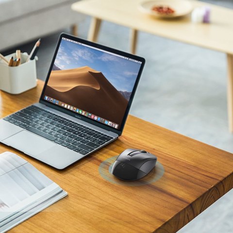 PORĘCZNA CICHA MYSZ MYSZKA BEZPRZEWODOWA USB CZARNY PORĘCZNA CICHA MYSZ MYSZKA BEZPRZEWODOWA USB CZARNY
