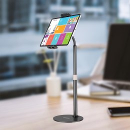 STOJAK NA TABLET I TELEFON NA BIURKO CZARNY