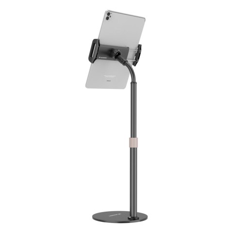 STOJAK NA TABLET I TELEFON NA BIURKO CZARNY STOJAK NA TABLET I TELEFON NA BIURKO CZARNY