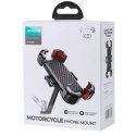 UCHWYT MOCOWANIE NA TELEFON SMARTFON MOTOCYKLOWY NA KIEROWNICĘ CZARNY
