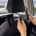 UCHWYT NA TELEFON DO SAMOCHODU NA ZAGŁÓWEK PODWÓJNY CZARNY