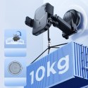 UCHWYT NA TELEFON DO SAMOCHODU Z ŁADOWARKĄ INDUKCYJNĄ QI 15W MAGSAFE NA DESKĘ ROZDZIELCZĄ