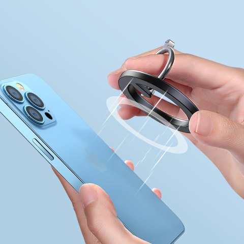 UCHWYT SAMOCHODOWY TO TELEFONU MAGNETYCZNY RING PODSTAWKA CZARNY UCHWYT SAMOCHODOWY TO TELEFONU MAGNETYCZNY RING PODSTAWKA CZARNY