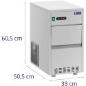 BAROWA KOSTKARKA MASZYNA DO KOSTEK LODU 20 KG/DZIEŃ 5 KG 165 W