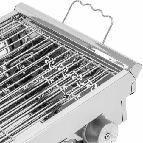 GRILL WĘGLOWY SKŁADANY Z RUSZTEM 43 X 25 CM STAL GRILL WĘGLOWY SKŁADANY Z RUSZTEM 43 X 25 CM STAL