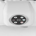 JACUZZI OGRODOWE DMUCHANE 110 DYSZ MASUJĄCYCH 4 OSOBOWE 600 L SZARO - BIAŁE