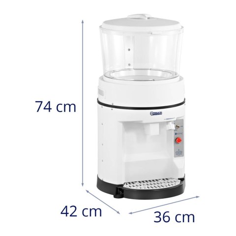KRUSZARKA DO LODU ELEKTRYCZNA 8 L 320 OBR./MIN 400 W KRUSZARKA DO LODU ELEKTRYCZNA 8 L 320 OBR./MIN 400 W