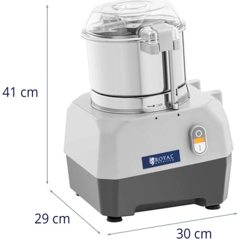 KUTER GASTRONOMICZNY DO SIEKANIA MIESZANIA MIĘSA WARZYW ZIÓŁ 1500 OBR./MIN 3 L 735 W KUTER GASTRONOMICZNY DO SIEKANIA MIESZANIA MIĘSA WARZYW ZIÓŁ 1500 OBR./MIN 3 L 735 W