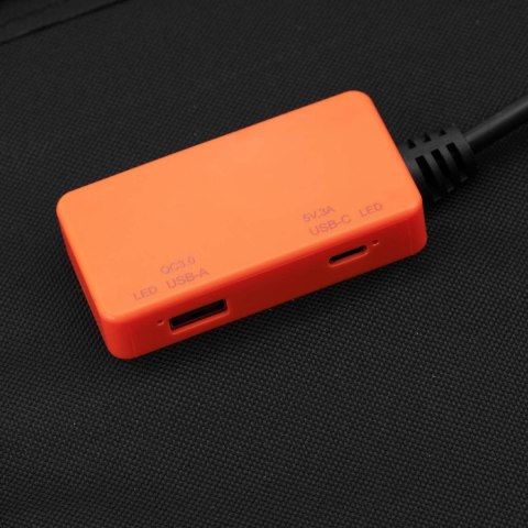 ŁADOWARKA PANEL SOLARNY SKŁADANY TURYSTYCZNY KEMPINGOWY 2 X USB 60 W ŁADOWARKA PANEL SOLARNY SKŁADANY TURYSTYCZNY KEMPINGOWY 2 X USB 60 W