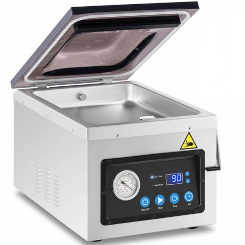 PAKOWARKA PRÓŻNIOWA KOMOROWA DO ŻYWNOŚCI SZER. 26 CM 103 L/MIN 1 BAR 1000 W PAKOWARKA PRÓŻNIOWA KOMOROWA DO ŻYWNOŚCI SZER. 26 CM 103 L/MIN 1 BAR 1000 W