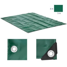 PLANDEKA PŁACHTA OCHRONNA OKRYCIOWA Z OCZKAMI PVC 650 G/M2 500 X 400 CM