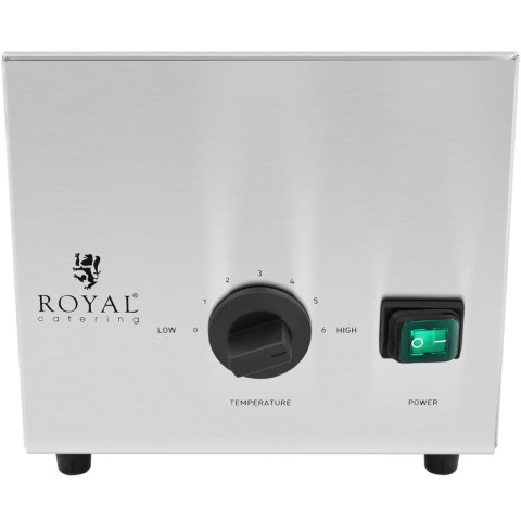 PODGRZEWACZ ELEKTRYCZNY DO SOSÓW CZEKOLADY Z DOZOWNIKIEM 4.5 L 500 W PODGRZEWACZ ELEKTRYCZNY DO SOSÓW CZEKOLADY Z DOZOWNIKIEM 4.5 L 500 W