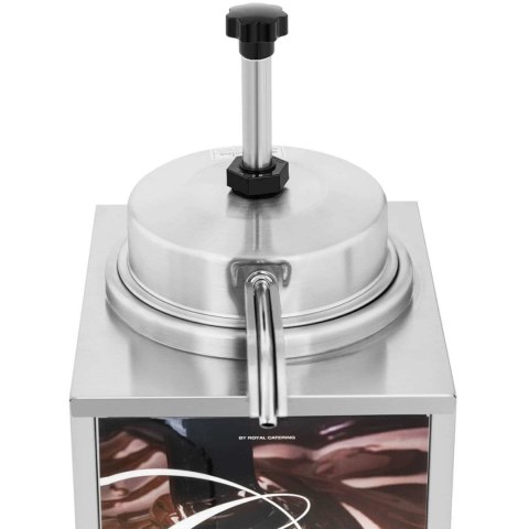PODGRZEWACZ ELEKTRYCZNY DO SOSÓW CZEKOLADY Z DOZOWNIKIEM 4.5 L 500 W PODGRZEWACZ ELEKTRYCZNY DO SOSÓW CZEKOLADY Z DOZOWNIKIEM 4.5 L 500 W