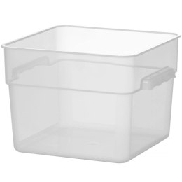 POJEMNIK SPOŻYWCZY DO PRZECHOWYWANIA ŻYWNOŚCI Z PODZIAŁKĄ 11.4 L 290 X 290 X 210 MM - HENDI 870945