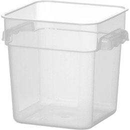 POJEMNIK SPOŻYWCZY DO PRZECHOWYWANIA ŻYWNOŚCI Z PODZIAŁKĄ 3.8 L 190 X 190 X 180 MM - HENDI 870914