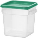 POJEMNIK SPOŻYWCZY DO PRZECHOWYWANIA ŻYWNOŚCI Z PODZIAŁKĄ 3.8 L 190 X 190 X 180 MM - HENDI 870914