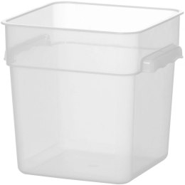 POJEMNIK SPOŻYWCZY DO PRZECHOWYWANIA ŻYWNOŚCI Z PODZIAŁKĄ 7.6 L 235 X 235 X 230 MM - HENDI 870938