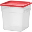 POJEMNIK SPOŻYWCZY DO PRZECHOWYWANIA ŻYWNOŚCI Z PODZIAŁKĄ 7.6 L 235 X 235 X 230 MM - HENDI 870938