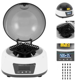 WIRÓWKA LABORATORYJNA NA 12 PROBÓWEK ROTOR 2W1 5000 OBR./MIN 20 W